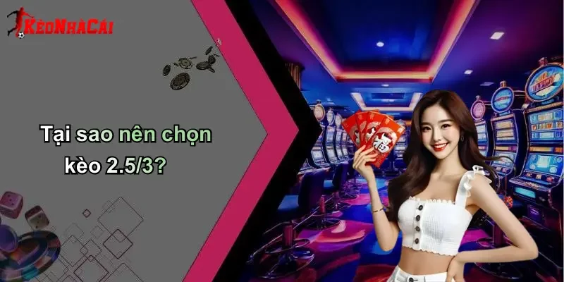 Tại sao nên chọn kèo 2.5/3?